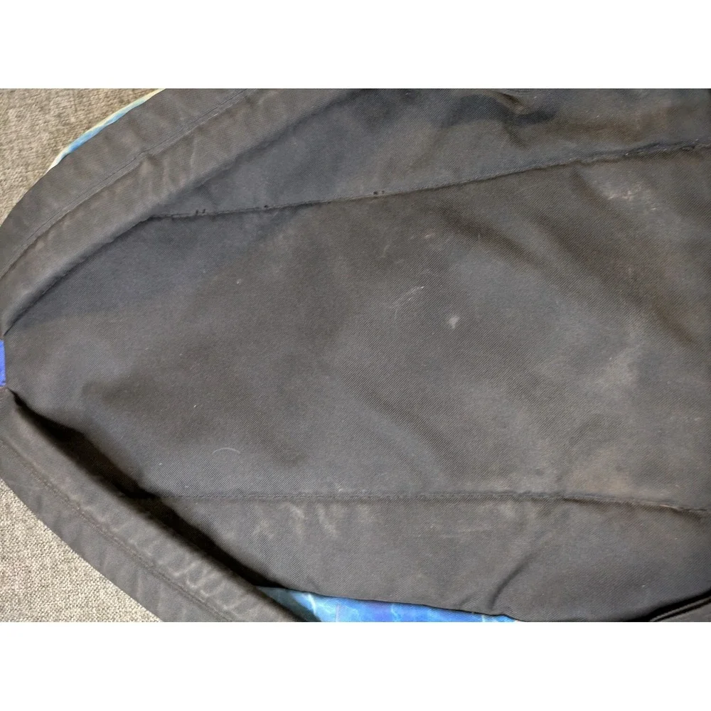 Jansport Blue Lightning Strike Canvas  Backpack Throwback School Book Bag Laptop